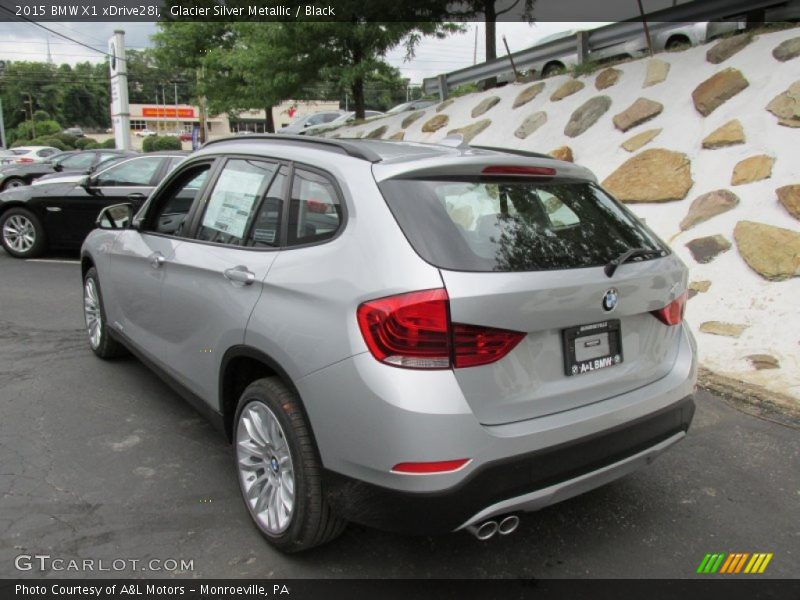 Glacier Silver Metallic / Black 2015 BMW X1 xDrive28i