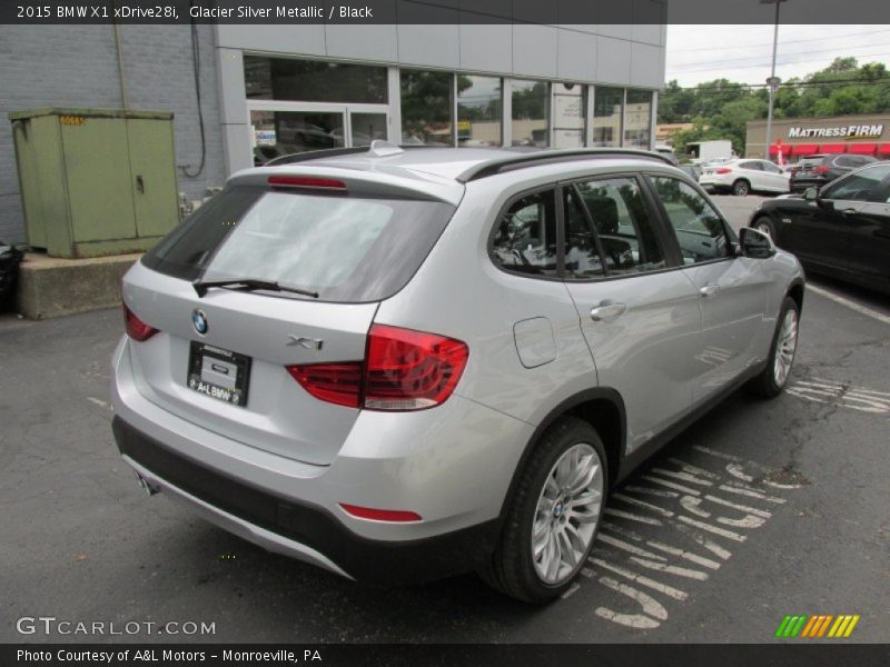 Glacier Silver Metallic / Black 2015 BMW X1 xDrive28i