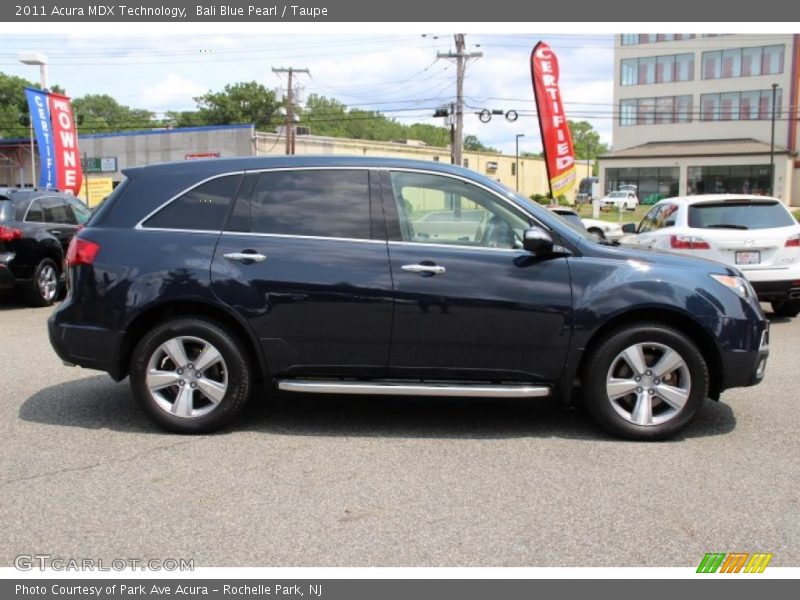 Bali Blue Pearl / Taupe 2011 Acura MDX Technology
