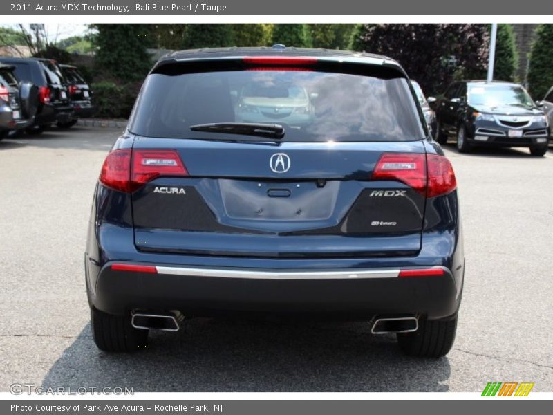 Bali Blue Pearl / Taupe 2011 Acura MDX Technology