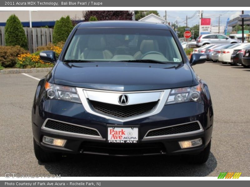 Bali Blue Pearl / Taupe 2011 Acura MDX Technology