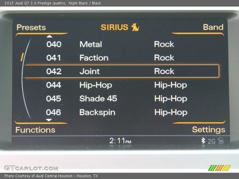 Night Black / Black 2015 Audi Q7 3.0 Prestige quattro