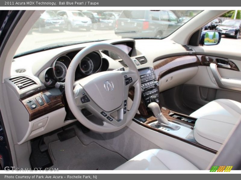 Bali Blue Pearl / Taupe 2011 Acura MDX Technology