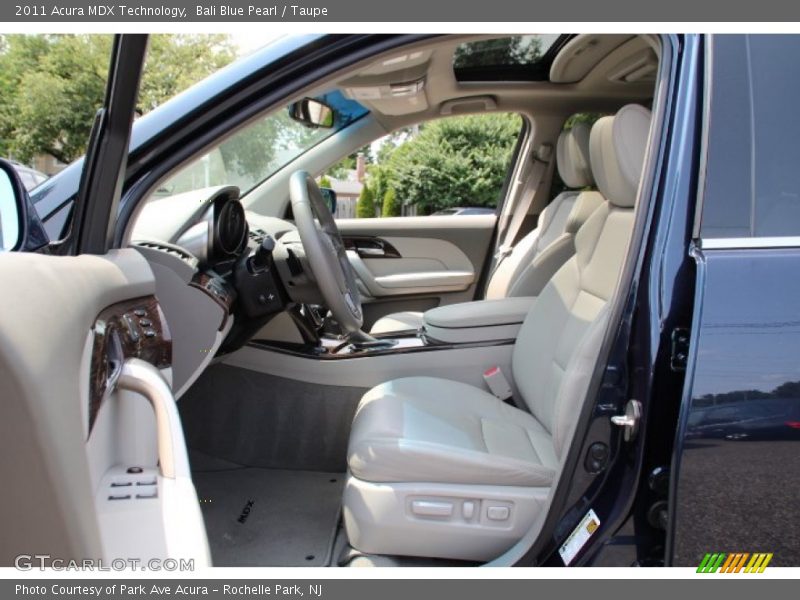 Bali Blue Pearl / Taupe 2011 Acura MDX Technology