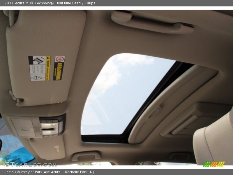 Bali Blue Pearl / Taupe 2011 Acura MDX Technology