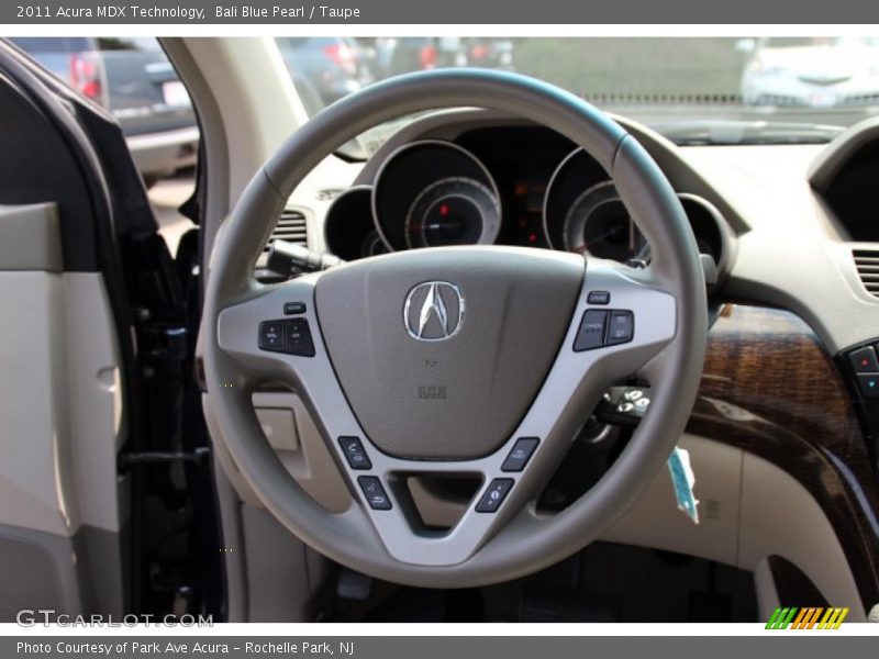 Bali Blue Pearl / Taupe 2011 Acura MDX Technology