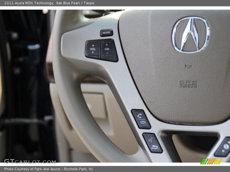 Bali Blue Pearl / Taupe 2011 Acura MDX Technology