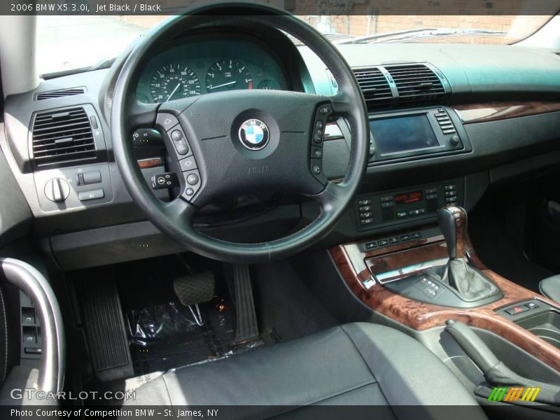Jet Black / Black 2006 BMW X5 3.0i