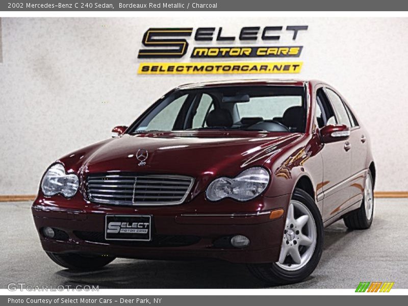 Bordeaux Red Metallic / Charcoal 2002 Mercedes-Benz C 240 Sedan