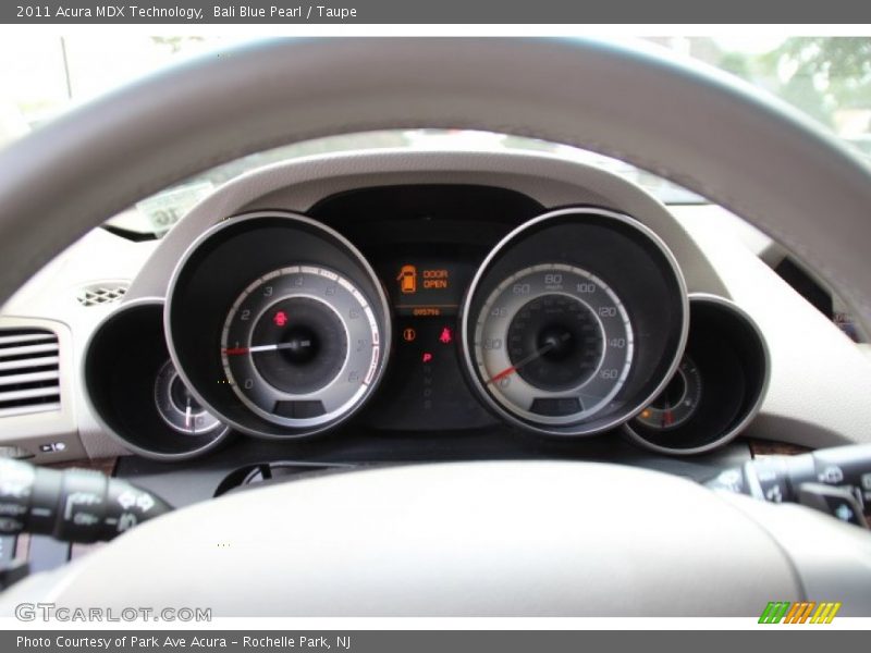 Bali Blue Pearl / Taupe 2011 Acura MDX Technology