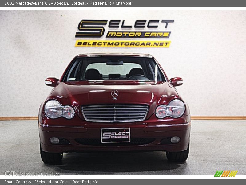 Bordeaux Red Metallic / Charcoal 2002 Mercedes-Benz C 240 Sedan