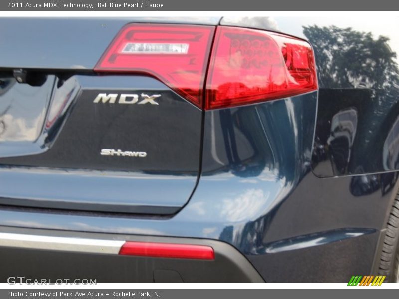 Bali Blue Pearl / Taupe 2011 Acura MDX Technology