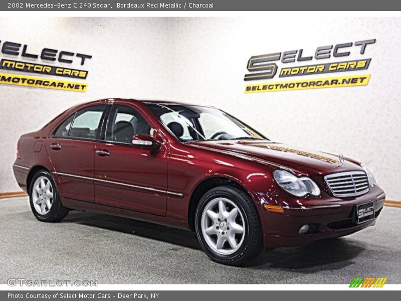 Bordeaux Red Metallic / Charcoal 2002 Mercedes-Benz C 240 Sedan