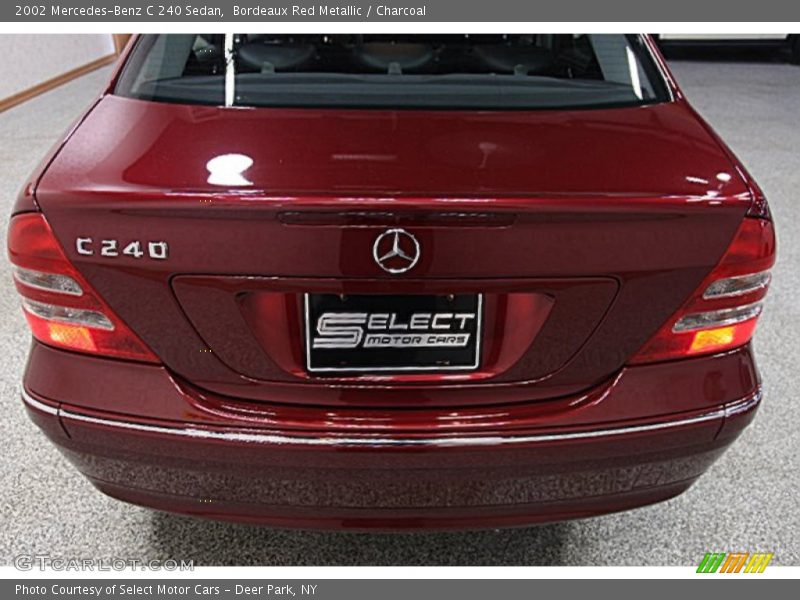 Bordeaux Red Metallic / Charcoal 2002 Mercedes-Benz C 240 Sedan