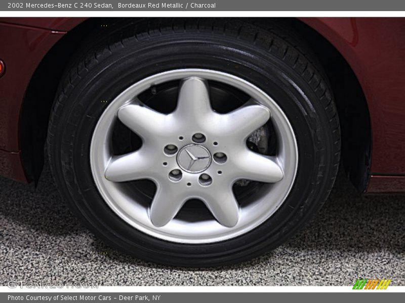 Bordeaux Red Metallic / Charcoal 2002 Mercedes-Benz C 240 Sedan