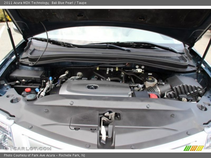 Bali Blue Pearl / Taupe 2011 Acura MDX Technology