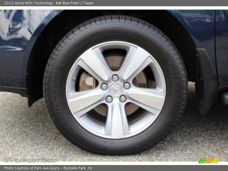 Bali Blue Pearl / Taupe 2011 Acura MDX Technology
