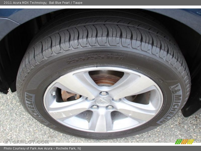 Bali Blue Pearl / Taupe 2011 Acura MDX Technology