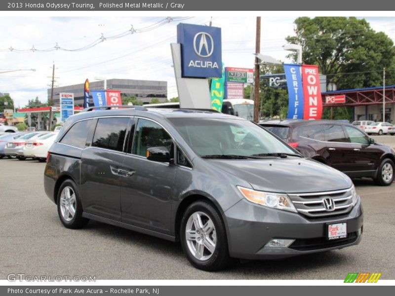 Polished Metal Metallic / Gray 2013 Honda Odyssey Touring