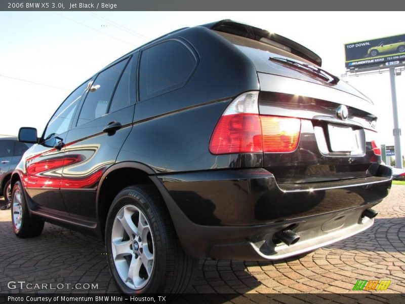 Jet Black / Beige 2006 BMW X5 3.0i