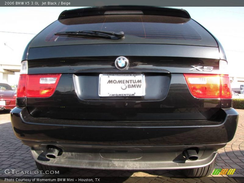 Jet Black / Beige 2006 BMW X5 3.0i
