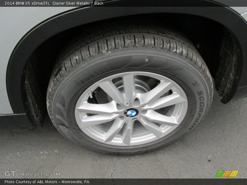 Glacier Silver Metallic / Black 2014 BMW X5 xDrive35i