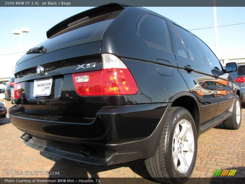 Jet Black / Beige 2006 BMW X5 3.0i