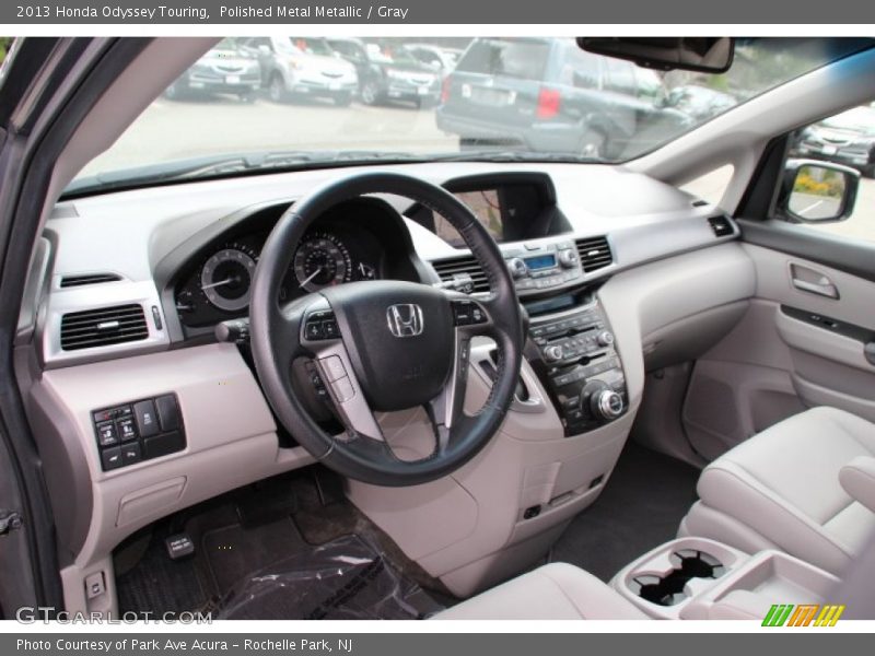 Polished Metal Metallic / Gray 2013 Honda Odyssey Touring