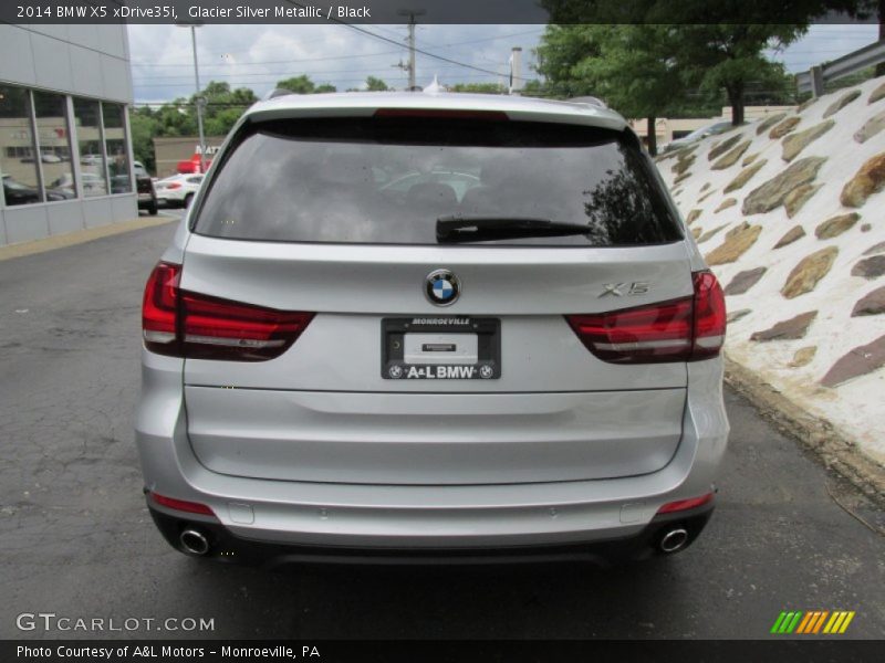 Glacier Silver Metallic / Black 2014 BMW X5 xDrive35i