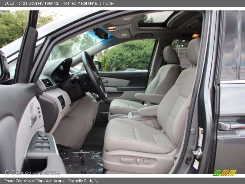 Polished Metal Metallic / Gray 2013 Honda Odyssey Touring