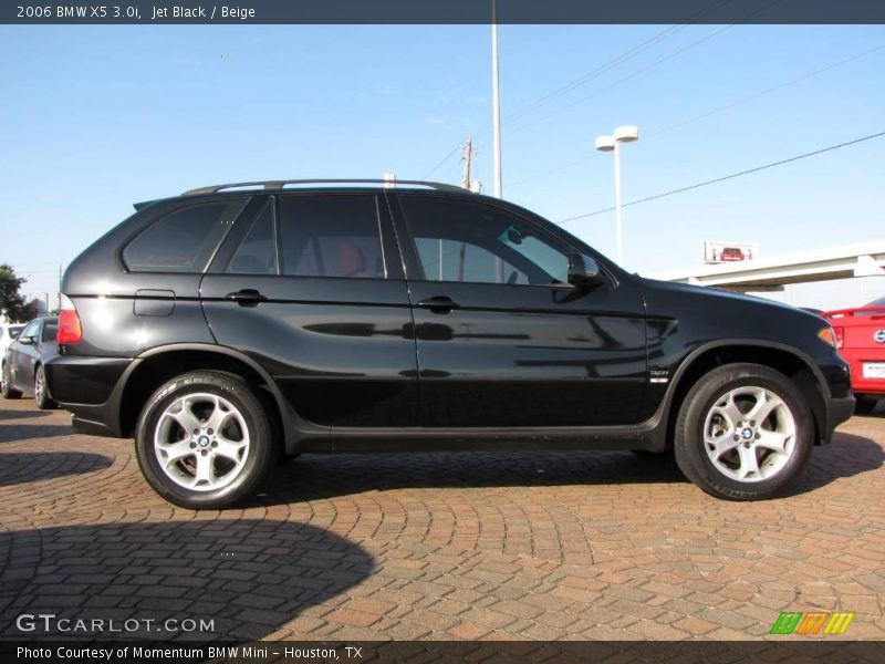 Jet Black / Beige 2006 BMW X5 3.0i