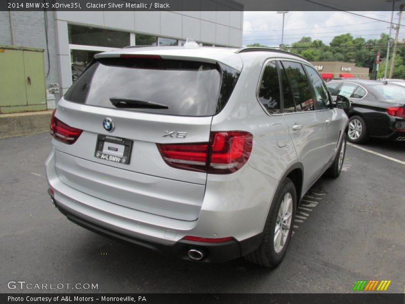 Glacier Silver Metallic / Black 2014 BMW X5 xDrive35i