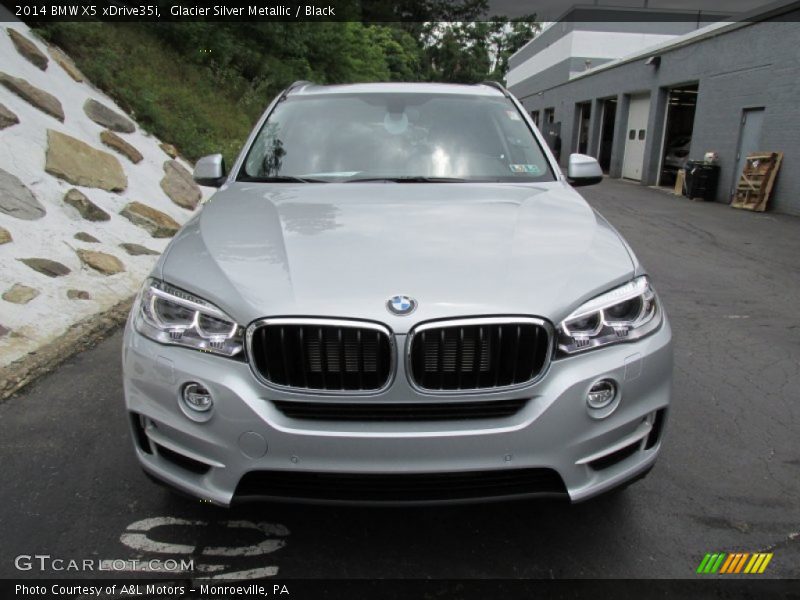 Glacier Silver Metallic / Black 2014 BMW X5 xDrive35i