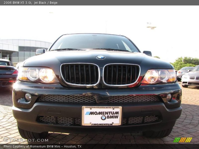 Jet Black / Beige 2006 BMW X5 3.0i