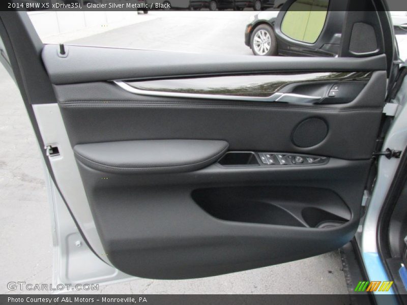 Glacier Silver Metallic / Black 2014 BMW X5 xDrive35i