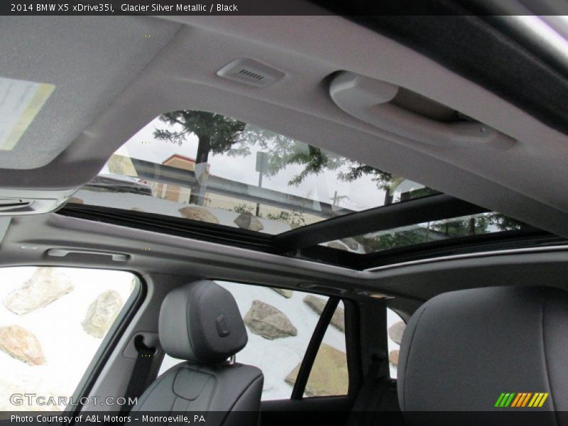 Glacier Silver Metallic / Black 2014 BMW X5 xDrive35i
