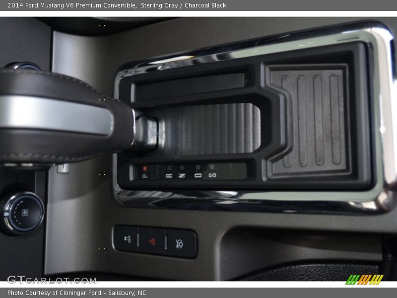 Sterling Gray / Charcoal Black 2014 Ford Mustang V6 Premium Convertible