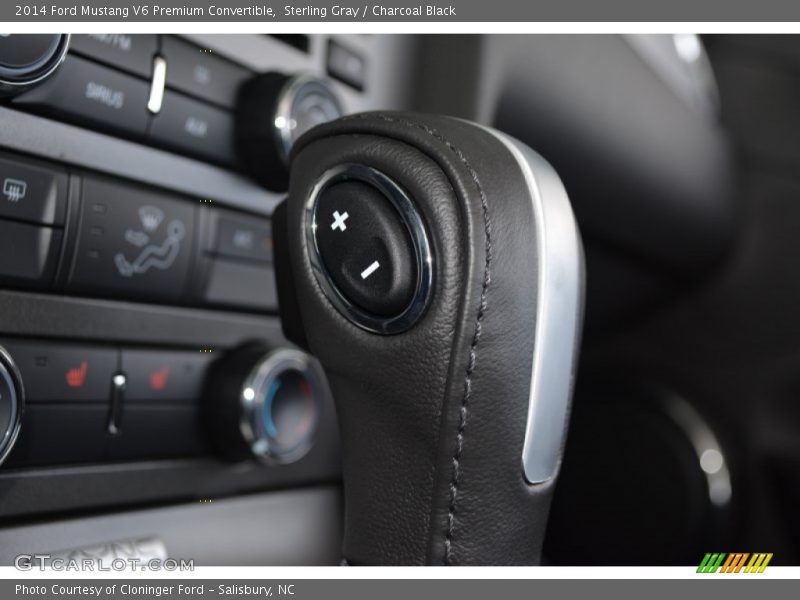 Sterling Gray / Charcoal Black 2014 Ford Mustang V6 Premium Convertible