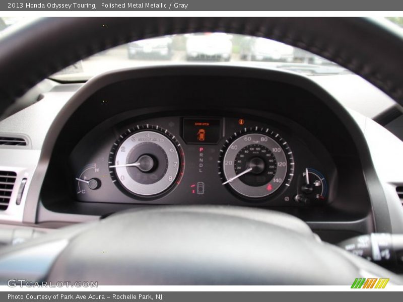 Polished Metal Metallic / Gray 2013 Honda Odyssey Touring