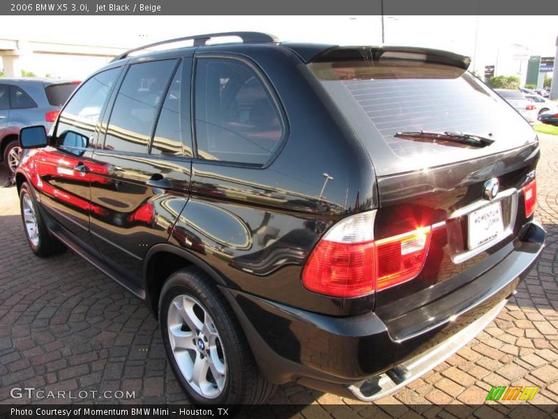 Jet Black / Beige 2006 BMW X5 3.0i