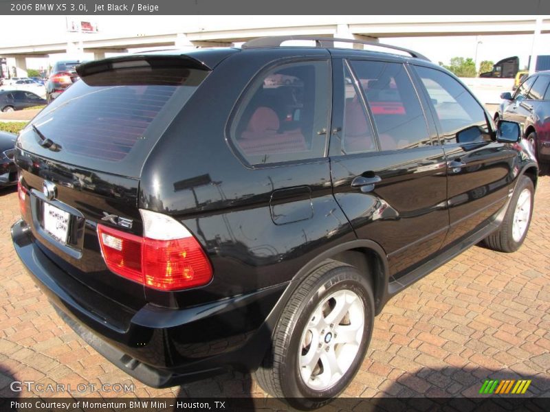 Jet Black / Beige 2006 BMW X5 3.0i