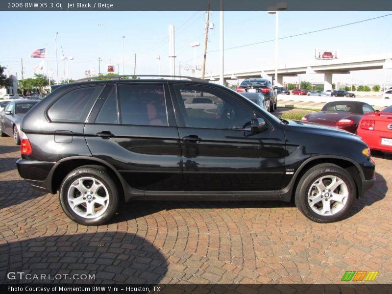 Jet Black / Beige 2006 BMW X5 3.0i