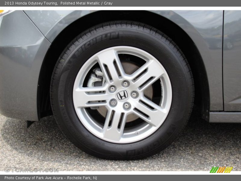 Polished Metal Metallic / Gray 2013 Honda Odyssey Touring