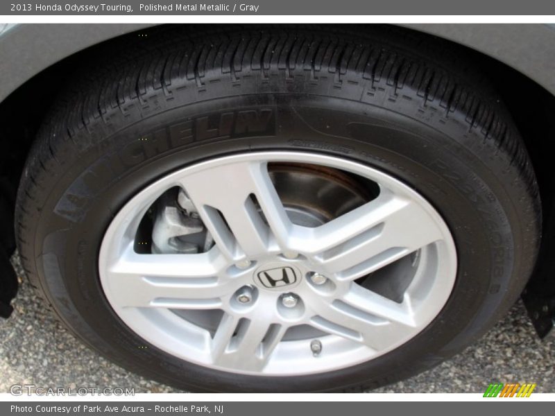 Polished Metal Metallic / Gray 2013 Honda Odyssey Touring