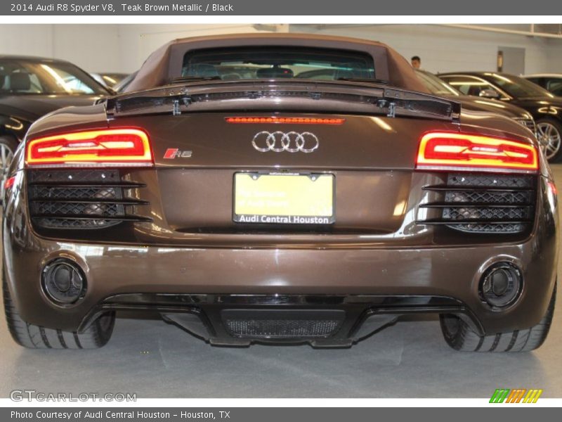 Teak Brown Metallic / Black 2014 Audi R8 Spyder V8