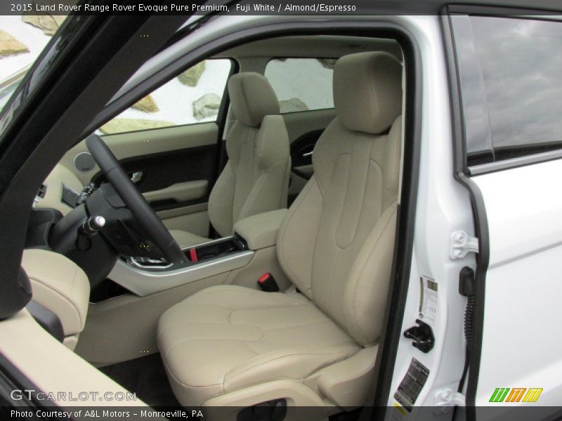 Front Seat of 2015 Range Rover Evoque Pure Premium