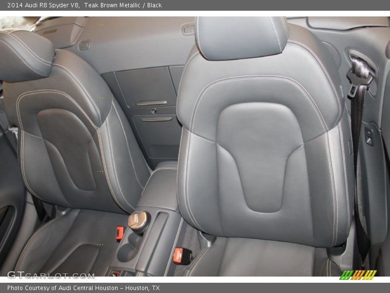 Teak Brown Metallic / Black 2014 Audi R8 Spyder V8