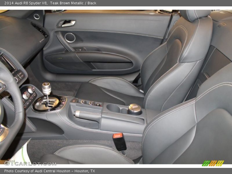 Teak Brown Metallic / Black 2014 Audi R8 Spyder V8