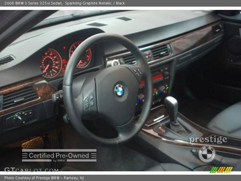 Sparkling Graphite Metallic / Black 2006 BMW 3 Series 325xi Sedan