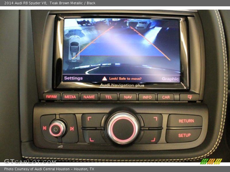 Teak Brown Metallic / Black 2014 Audi R8 Spyder V8